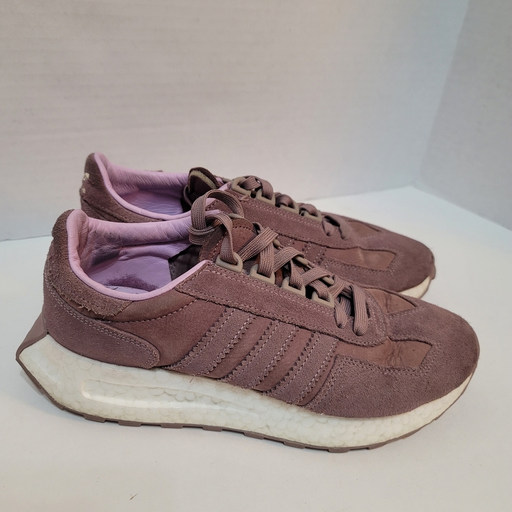 Adidas Retropy Woman's "Purple Bliss Lilac" Sneakers Nubuk Suede Leather Sz7.5